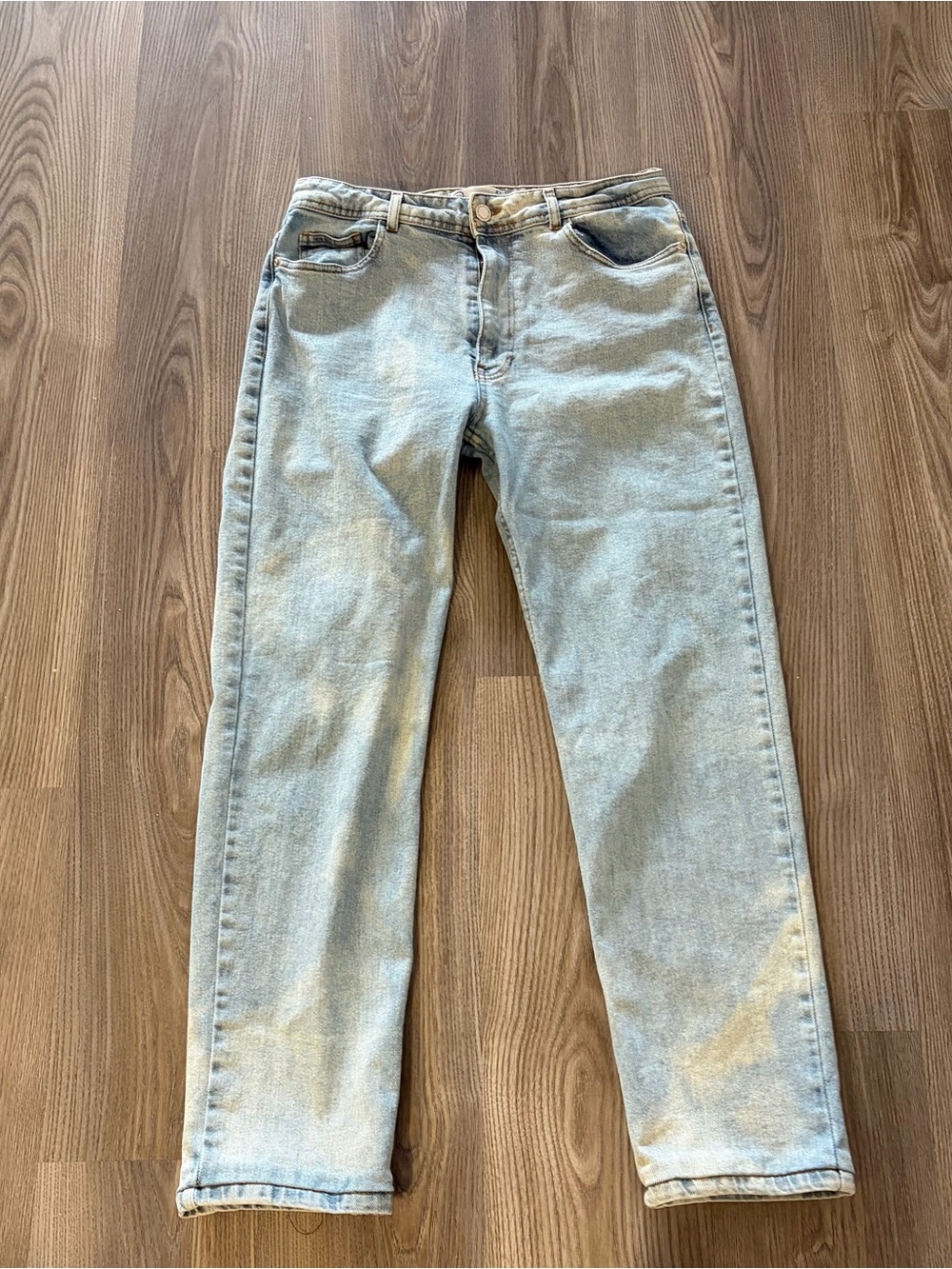 Women  Light Blue Straight-Leg Jeans